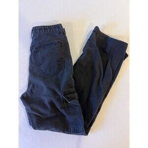S.O.N.G. Jeans 90’s Boyfriend Cargo Jeans Black Size 7/28 100% Cotton School